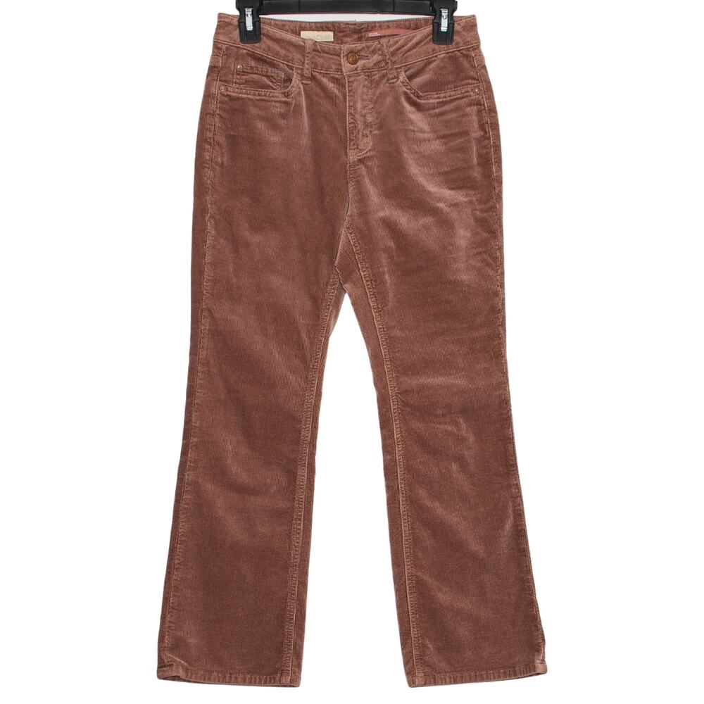Pilcro Corduroy Pants Brown 26 Kick Flare 70s Retro Earthy Boho Indie Minimalist
